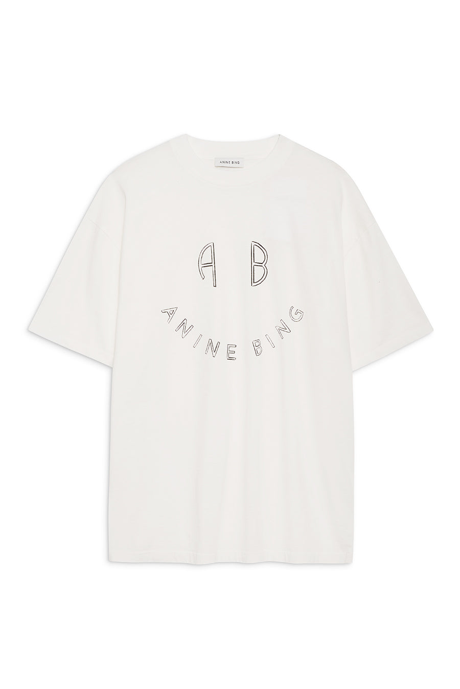 Kent Tee Smiley WHITE Anine Bing-Anine Bing-Frolic Girls