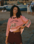 Kinga Csilla Desert Racer Tee in Faded Coral
