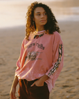Kinga Csilla Desert Racer Tee in Faded Coral