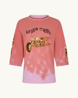 Kinga Csilla Desert Racer Tee in Faded Coral