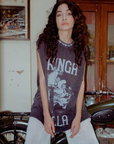 Kinga Csilla Dragon Dancing Tee in Vintage Black