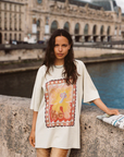 Kinga Csilla Hibiscus Tee in Dusty Sage