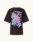Kinga Csilla Hyper Lily OG Tee in WASHED BLACK