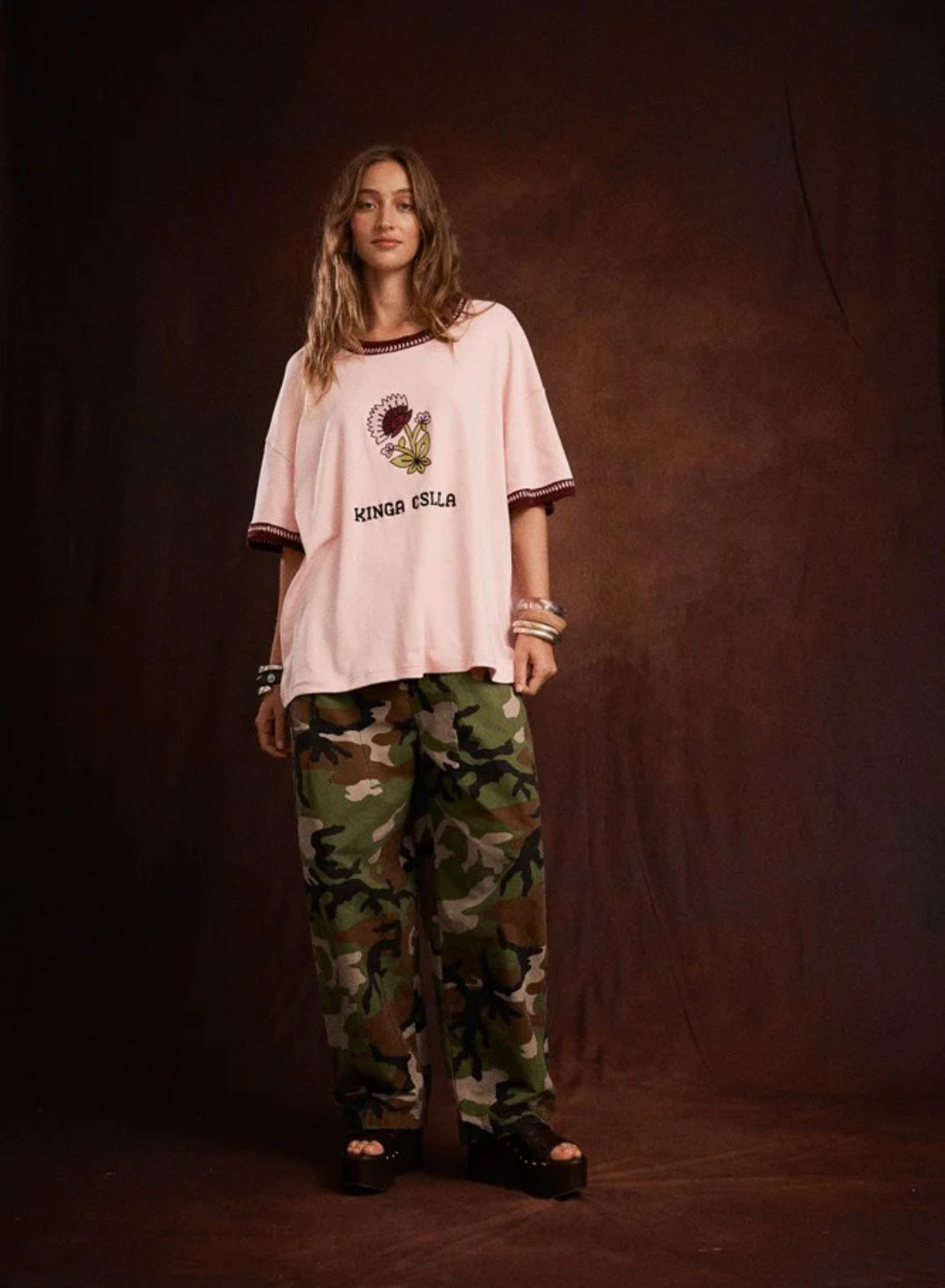 Kinga Csilla Loto Allora Tee in Pink // COMING SOON - LATE AUGUST