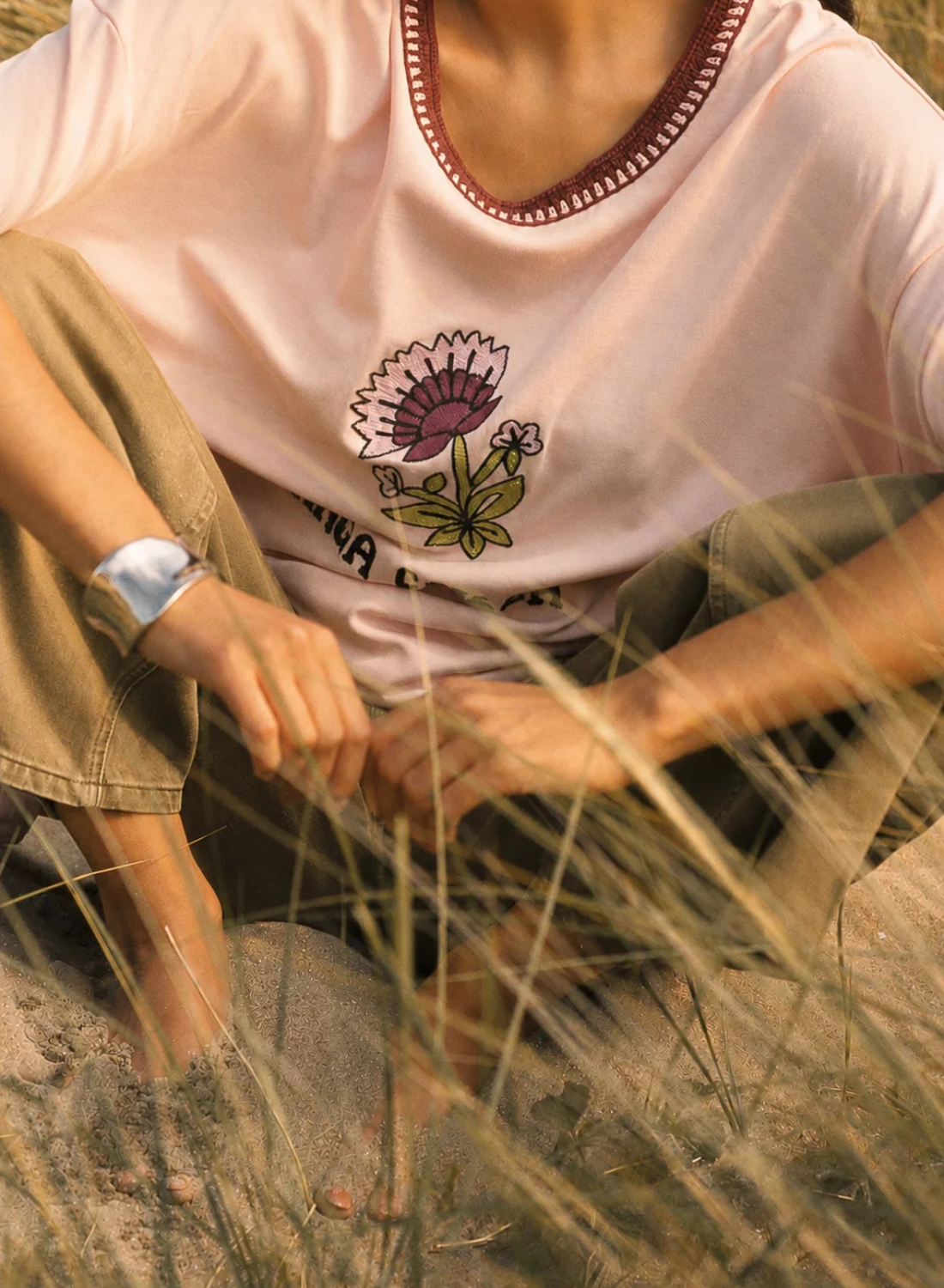 Kinga Csilla Loto Allora Tee in Pink // COMING SOON - LATE AUGUST