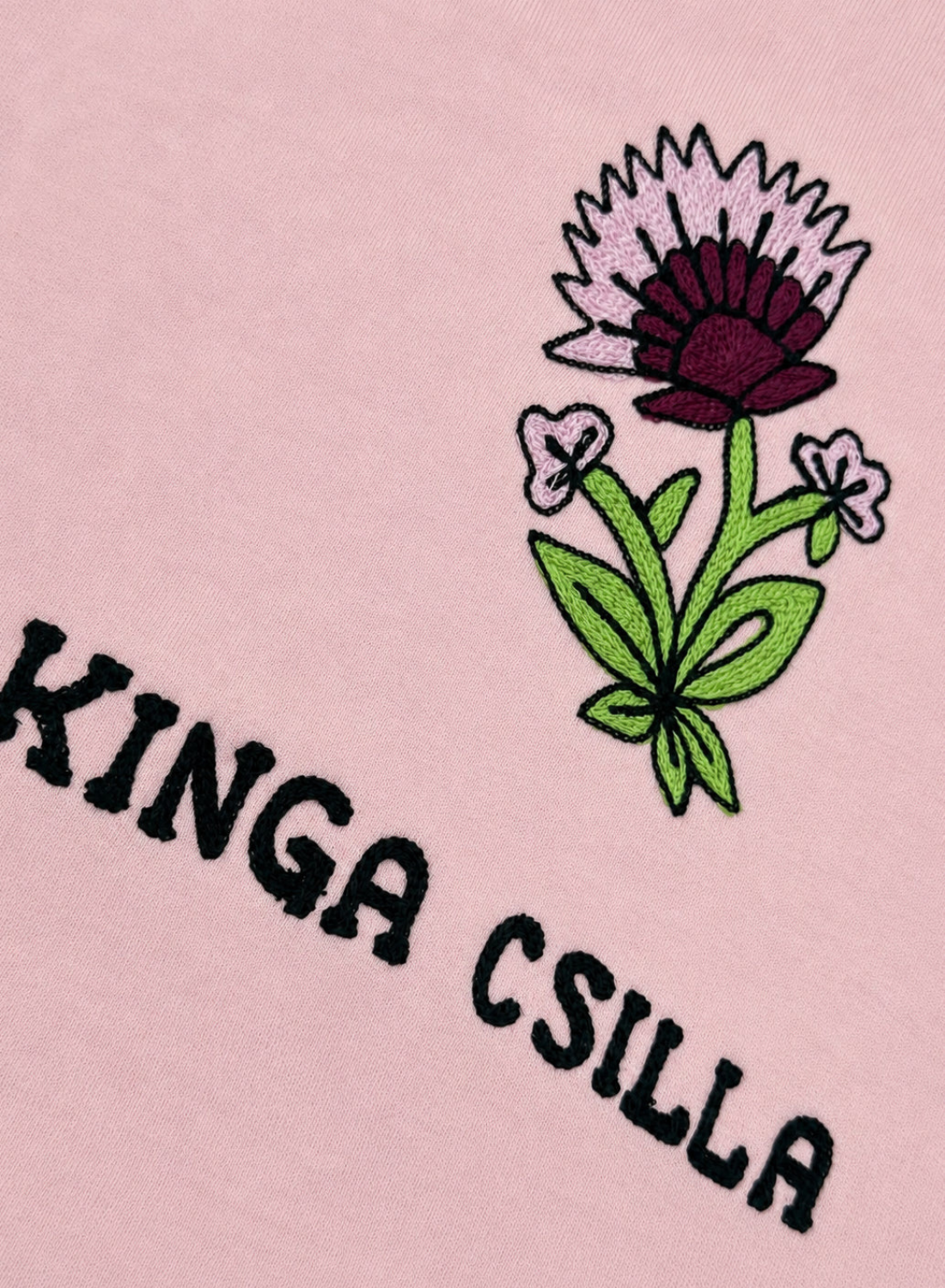 Kinga Csilla Loto Allora Tee in Pink // COMING SOON - LATE AUGUST