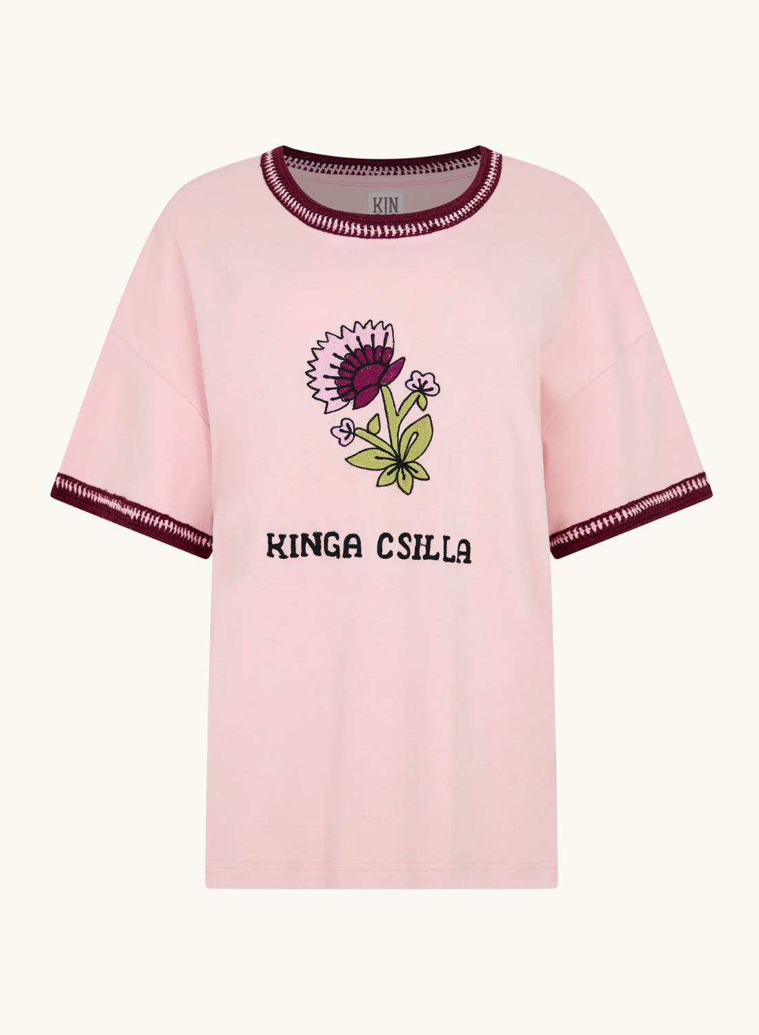 Kinga Csilla Loto Allora Tee in Pink // COMING SOON - LATE AUGUST