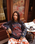 Kinga Csilla Love Potion Roses Tee in MIDNIGHT