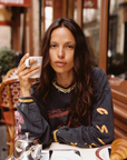 Kinga Csilla Love Potion Roses Tee in MIDNIGHT