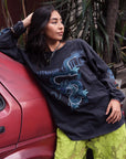 Kinga Csilla Rex Dragon Roses LS Tee