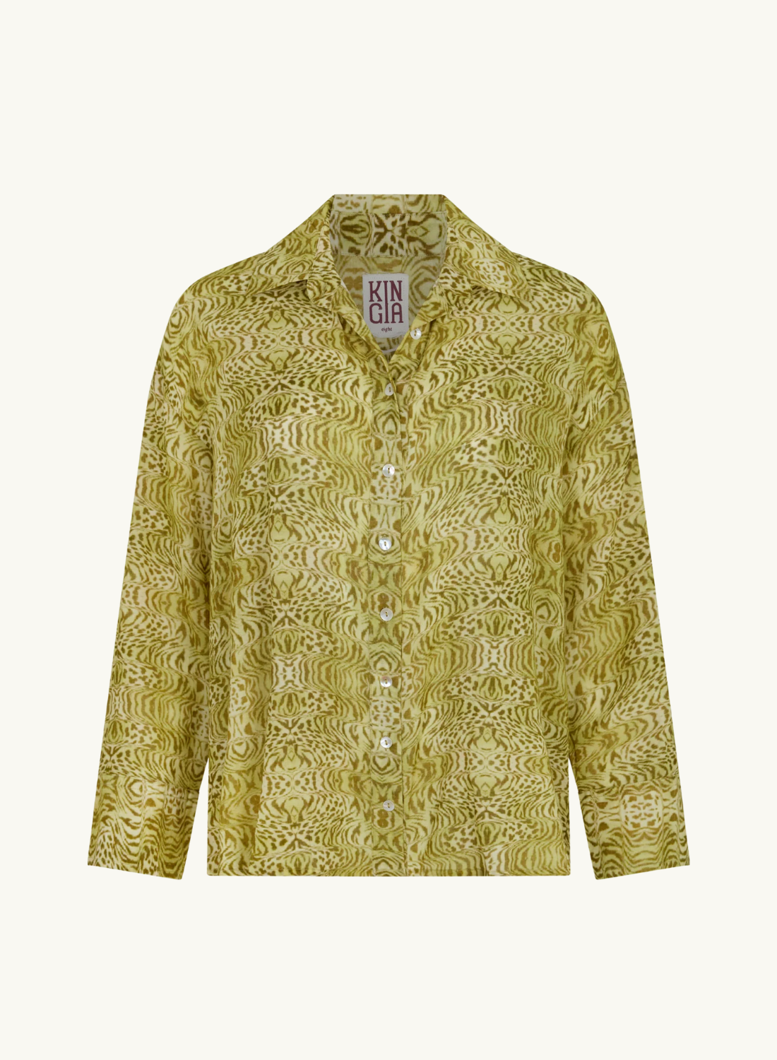 Kinga Csilla Viper Dorata Shirt in Pistachio