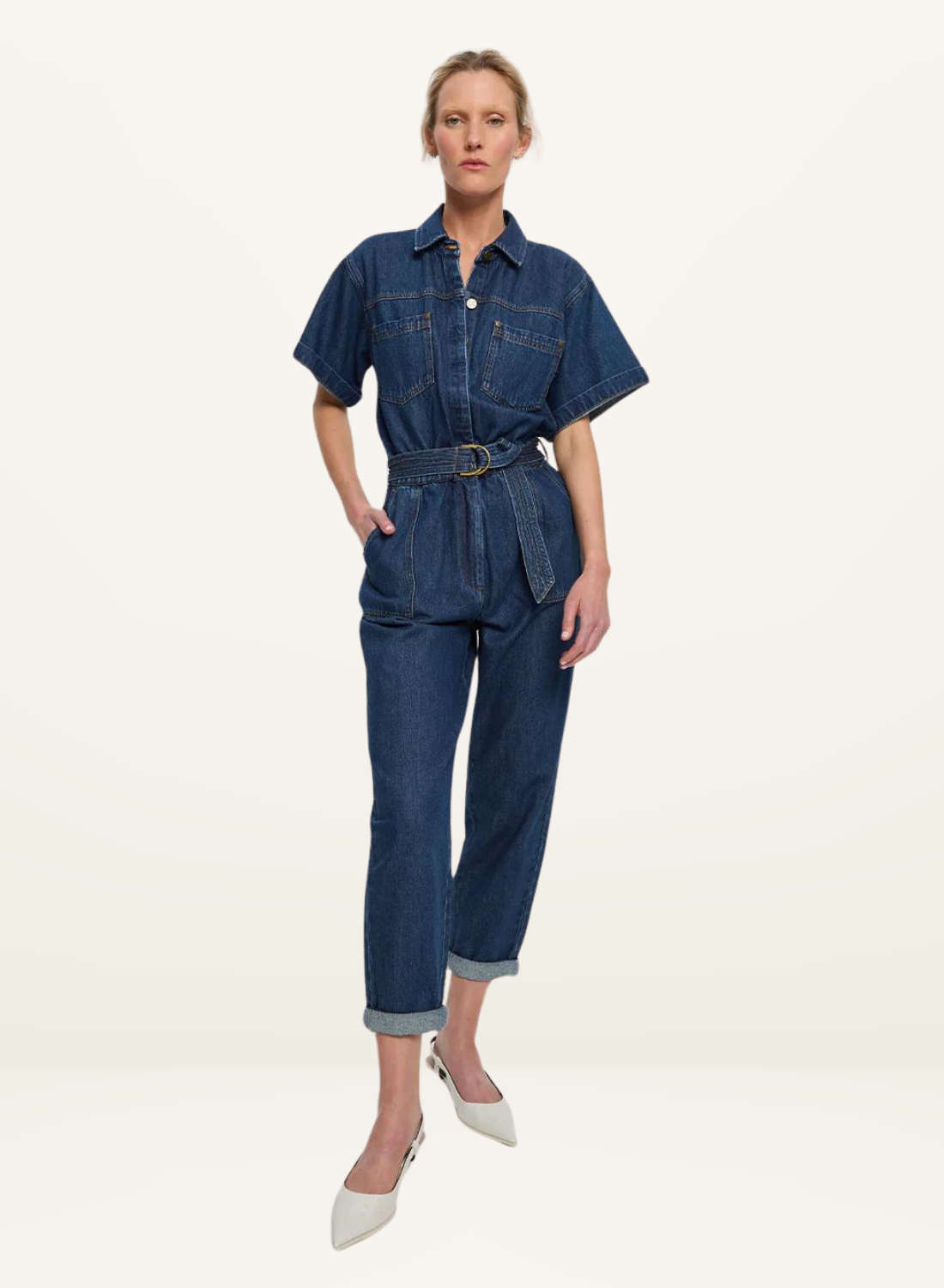 Brae Denim Boilersuit in INDIGO Kivari-Kivari-Frolic Girls