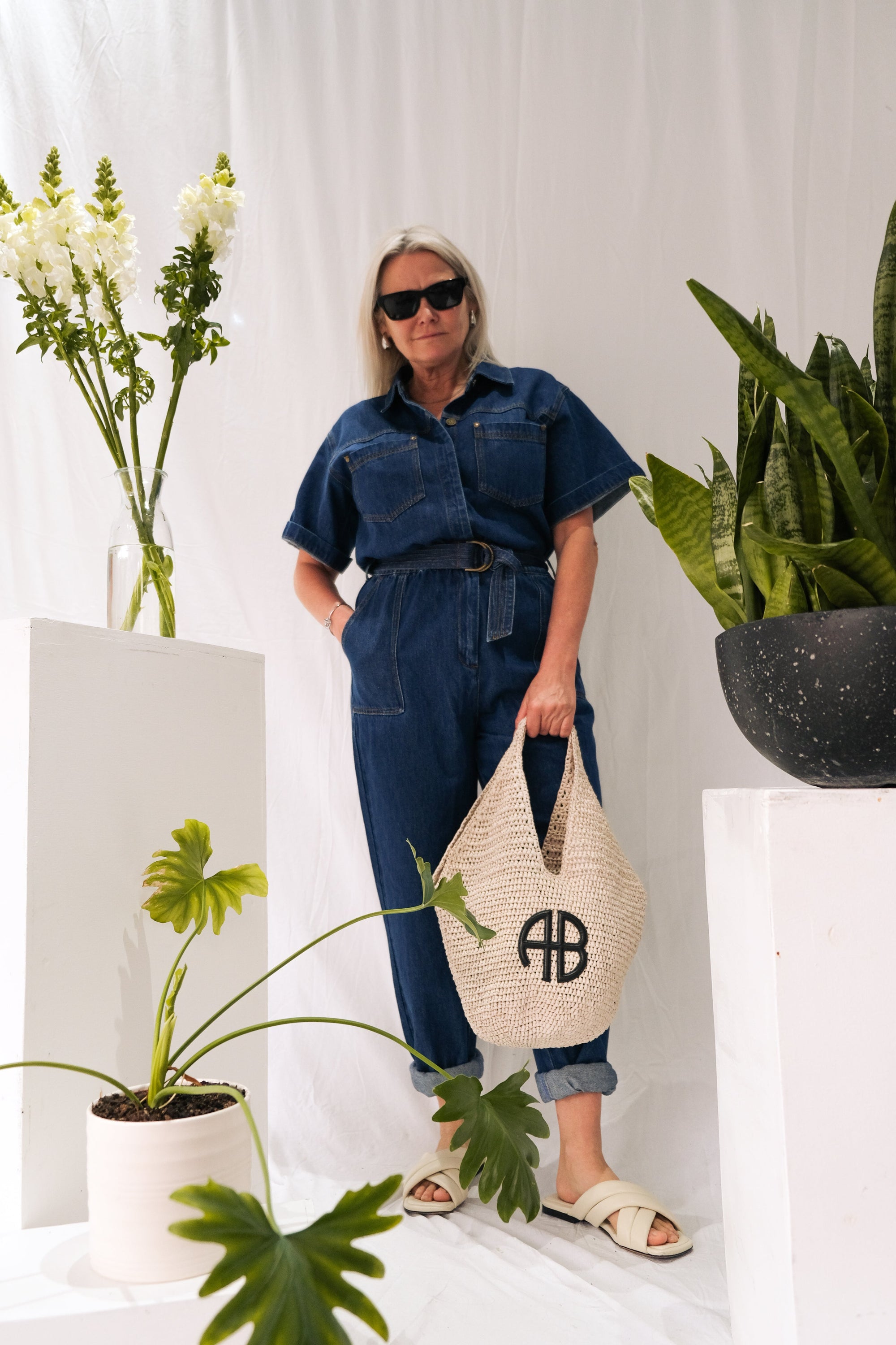 Brae Denim Boilersuit in INDIGO Kivari-Kivari-Frolic Girls