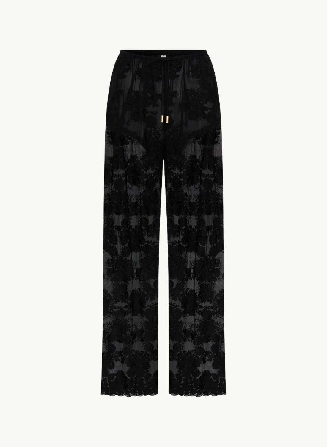 Kivari Jaxon Lace Pant in Black