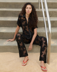 Kivari Jaxon Lace Pant in Black
