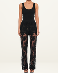 Kivari Jaxon Lace Pant in Black
