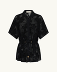 Kivari Jaxon Lace Shirt in Black