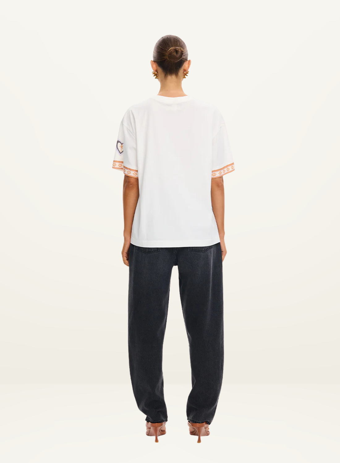 Kivari Marit Oversized Tee in Ivory // COMING SOON