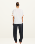 Kivari Marit Oversized Tee in Ivory // COMING SOON