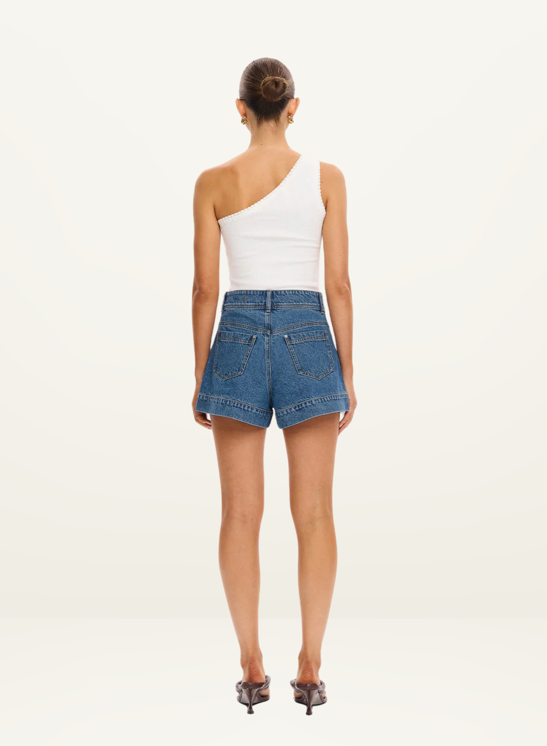Kivari Rita Denim Short in Blue