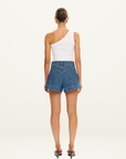 Kivari Rita Denim Short in Blue // COMING SOON