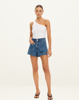 Kivari Rita Denim Short in Blue