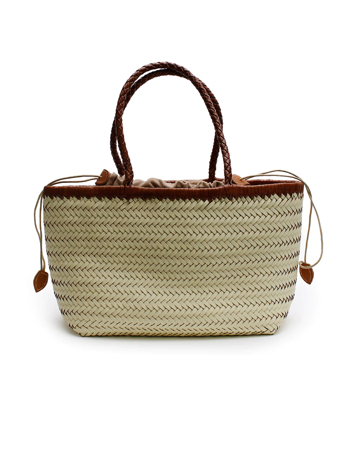 Amelia Woven Bag CREAM/ VINTAGE TAN La Tribe-La Tribe-Frolic Girls