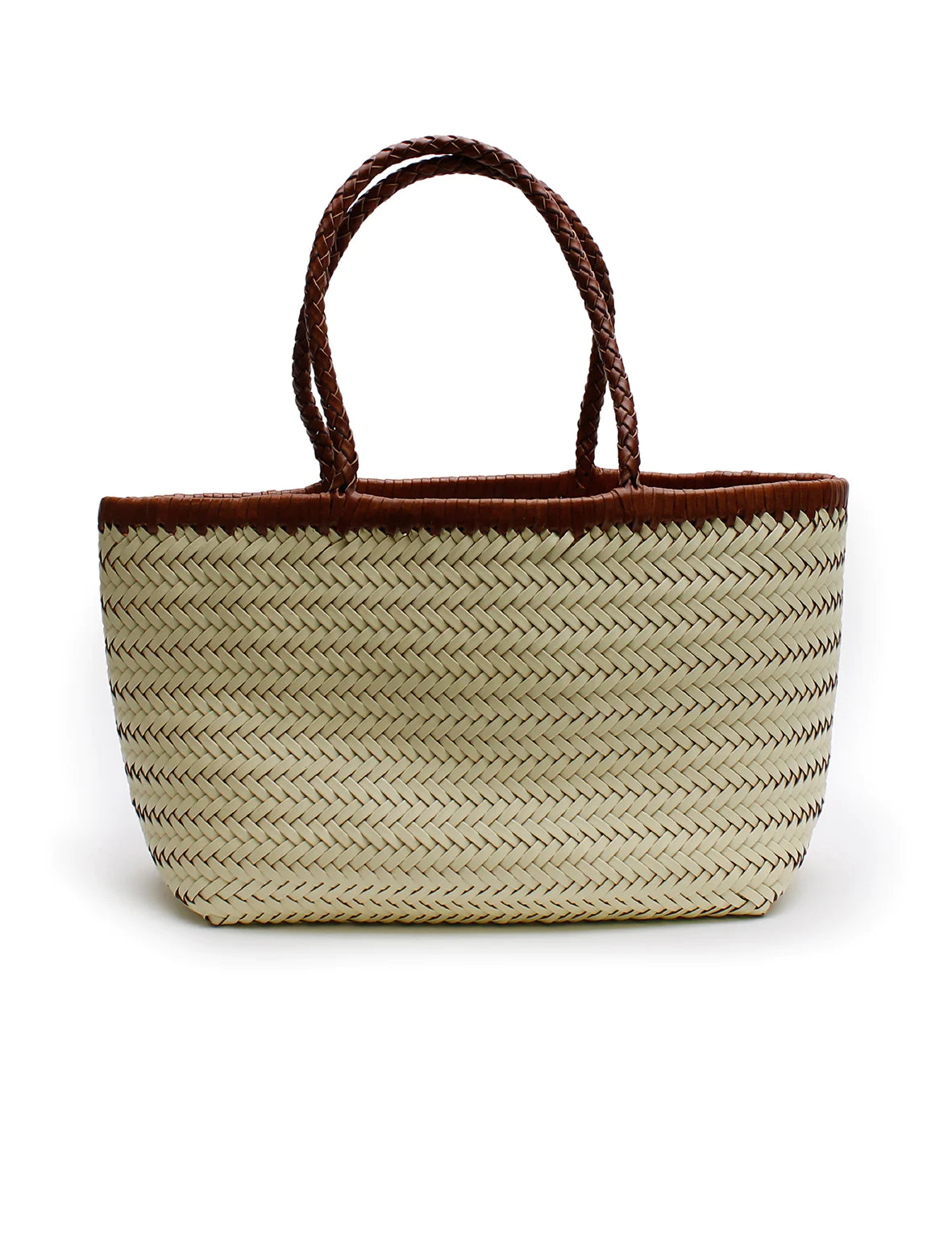 Amelia Woven Bag CREAM/ VINTAGE TAN La Tribe-La Tribe-Frolic Girls