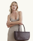 La Tribe Amelia Woven Bag in CHOCOLATE-La Tribe-Frolic Girls