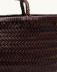 La Tribe Amelia Woven Bag in CHOCOLATE-La Tribe-Frolic Girls