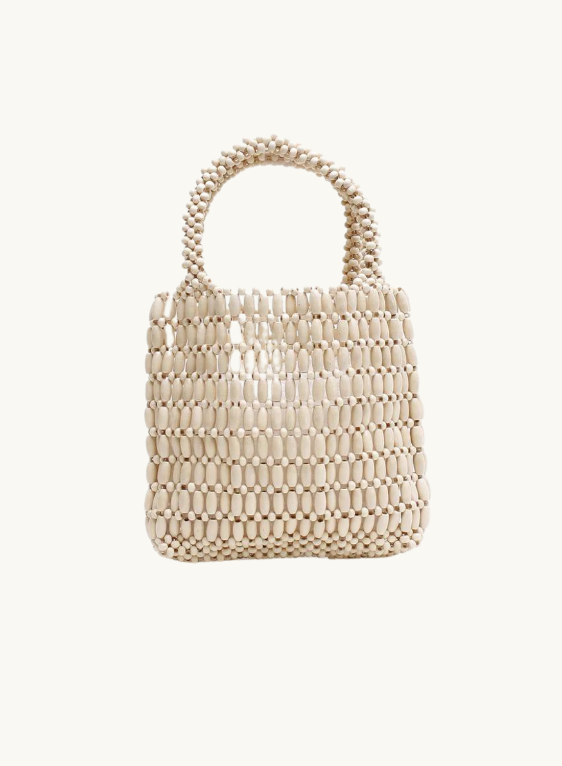 La Tribe Beaded Bag in BONE-La Tribe-Frolic Girls