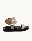 La Tribe Studded Sandal in Nude