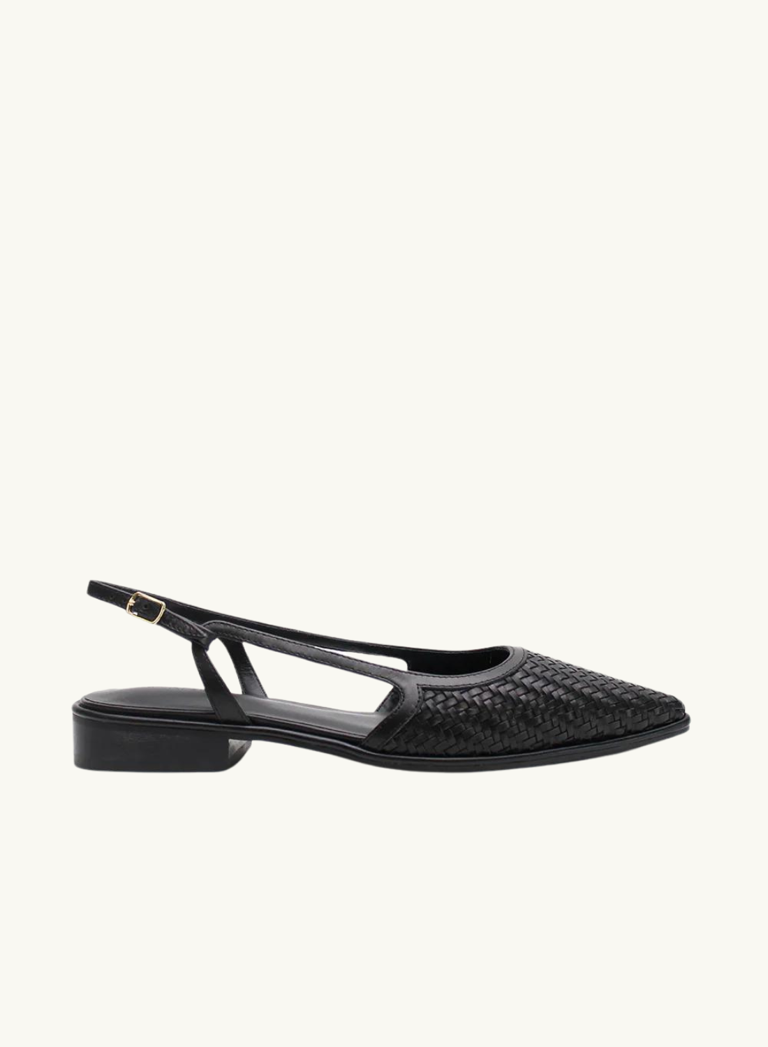 Woven Sling Back Flat in BLACK La Tribe-La Tribe-Frolic Girls