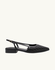 Woven Sling Back Flat in BLACK La Tribe-La Tribe-Frolic Girls