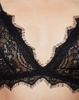 Lace Bra with Trim BLACK Anine Bing-Anine Bing-Frolic Girls