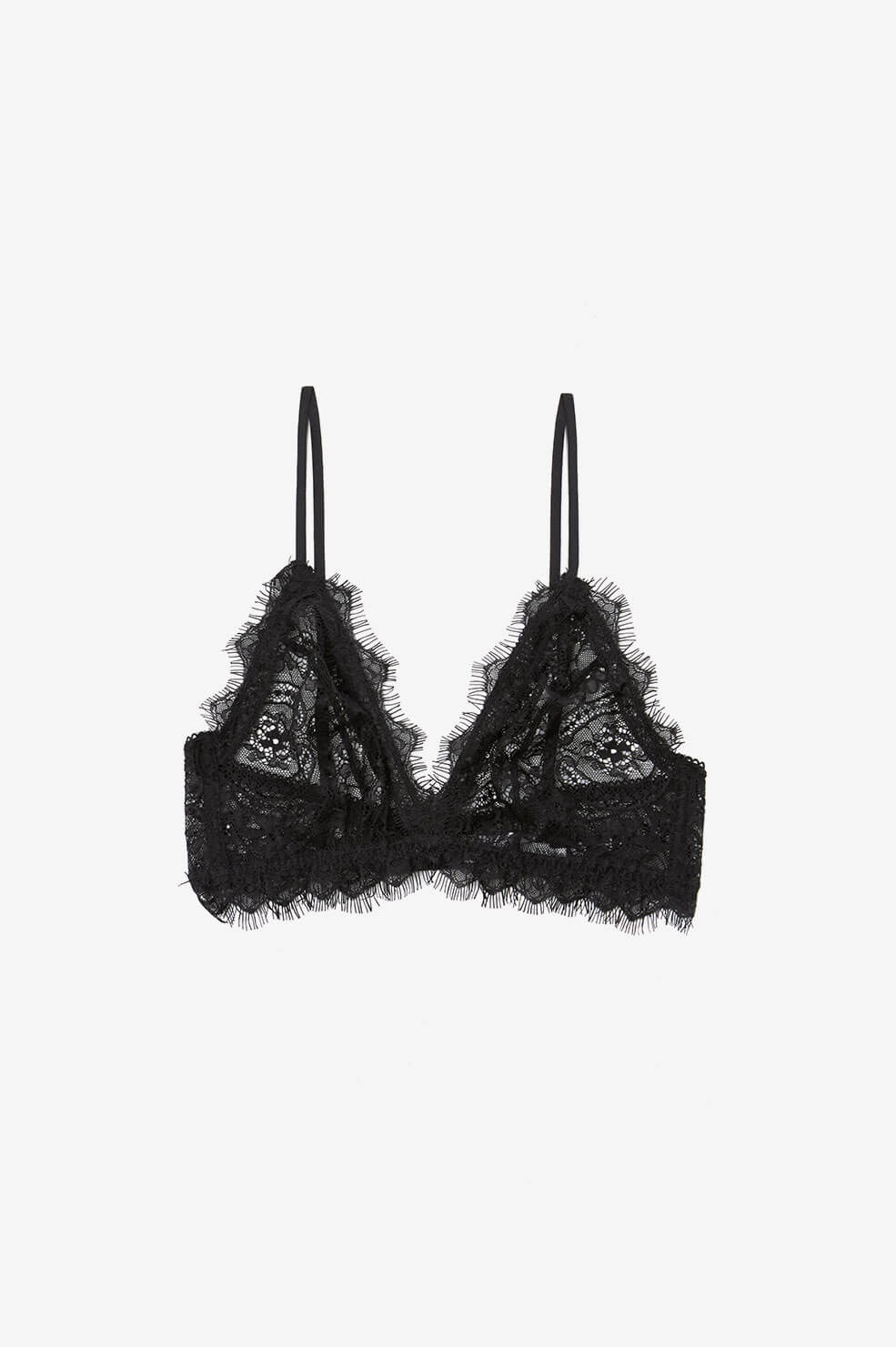 Lace Bra with Trim BLACK Anine Bing-Anine Bing-Frolic Girls