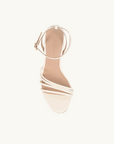 Lana Wilkinson Chelsea Sandal in White Patent Leather