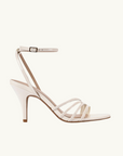 Lana Wilkinson Chelsea Sandal in White Patent Leather