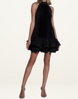 L'idee Soleil Mini Dress in BLACK-L'IDEE-Frolic Girls