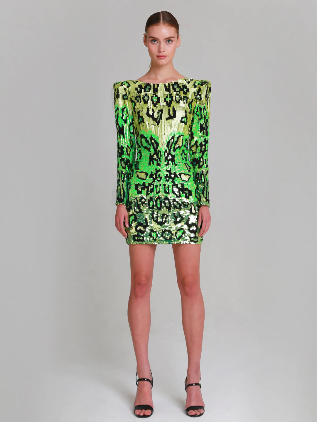 Ludmilla Sequin Dress GREENS Alla Berman-Alla Berman-Frolic Girls