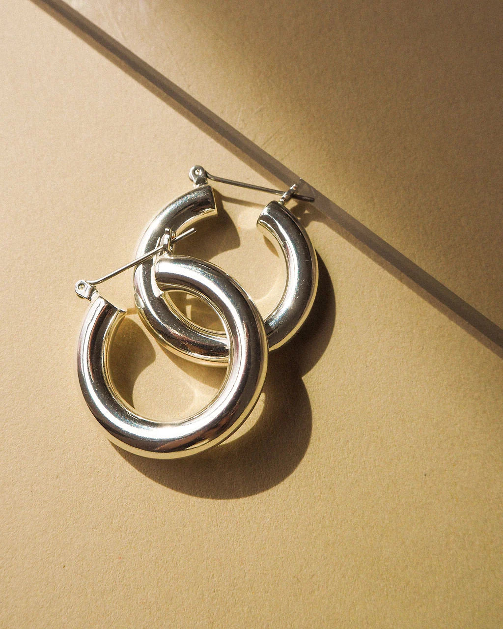 Baby Amalfi Tube Hoops Earrings SILVER Luv Aj-Luv Aj-Frolic Girls