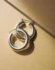 Baby Amalfi Tube Hoops Earrings SILVER Luv Aj-Luv Aj-Frolic Girls