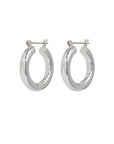 Baby Amalfi Tube Hoops Earrings SILVER Luv Aj-Luv Aj-Frolic Girls