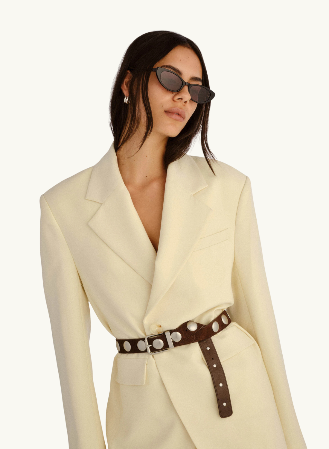 Luv Lou Blair Sunglasses in Black