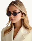 Luv Lou Boston Sunglasses in BLACK