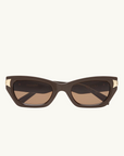 Luv Lou Cameron Sunglasses DARK CHOCOLATE