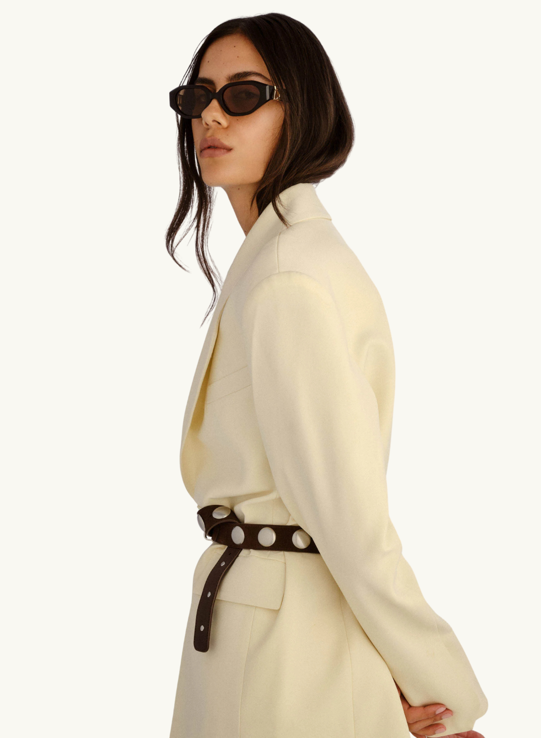 Luv Lou Freddie Sunglasses in Black