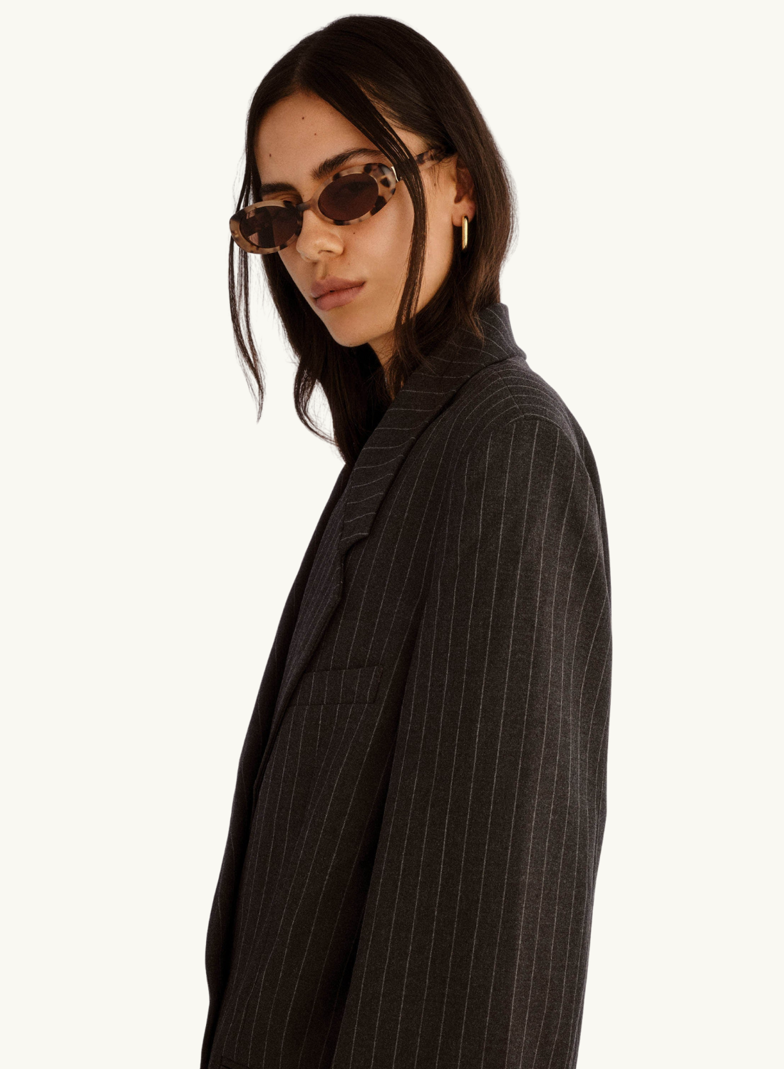 Luv Lou Morgan Sunglasses in Cream Tort