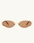 Luv Lou Paloma Sunglasses in Gold