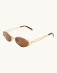 Luv Lou Paloma Sunglasses in Gold